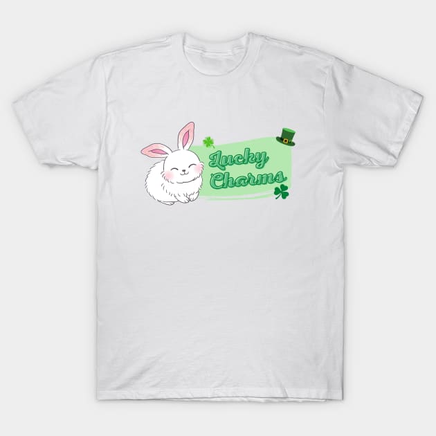 Lucky Charms with rabbit T-Shirt by FullMoon